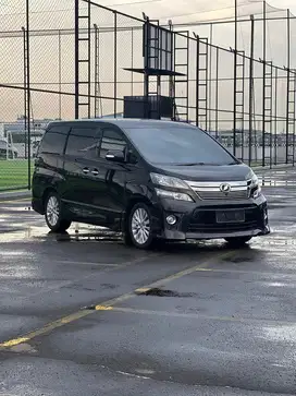 Toyota vellfire ZG premium sound 2014 TDP 0 siap pakai