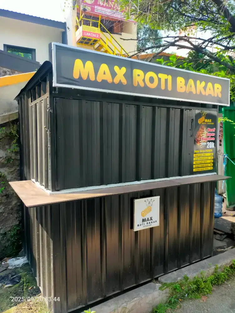 Kontainer bekas roti bakar ukuran 2 x 2,5m