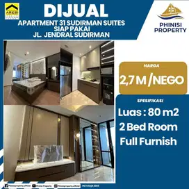 DIJUAL APARTMENT 31 SUDIRMAN SUITES SIAP PAKAI