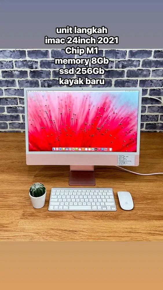 Imac M1 24inch 2021 ssd 512