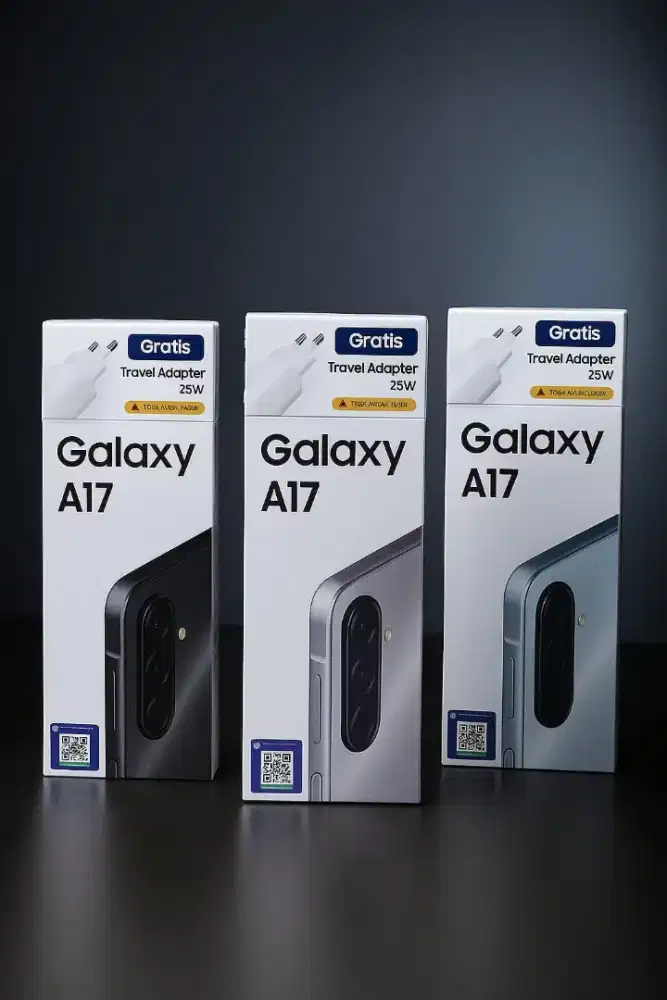 Samsung Galaxy A17 LTE 8+8/12gb Garansi Resmi Sein Free Travel Adaptor