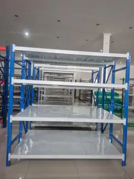 Rak Gudang Shelving Ambalan 600kg/shelving lebar 1200mm siap kirim