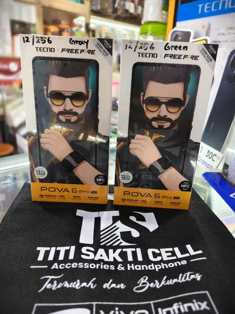 Tecno pova 6 pro 5G 12/256 cuci gudang