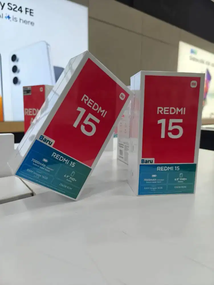 Redmi 15 unit baru dan bergaransi resmi Xiaomi