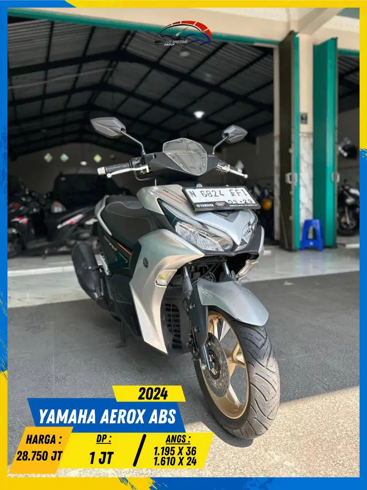 YAMAHA AEROX ABS 2024 LIKE NEW MASZEHH HIKMAH MOTOR KEPUH