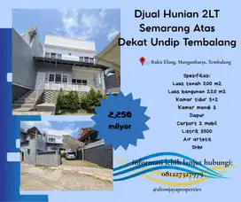 Rumah Djual Bukit Elang 2LT Tembalang Mangunharjo Dkt UNDIP