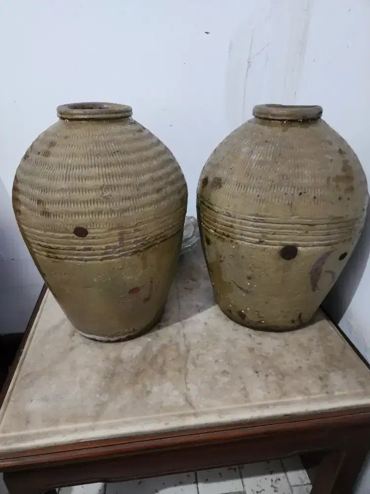 Sepasang Guci China Kuno(China Dinasti Ching )