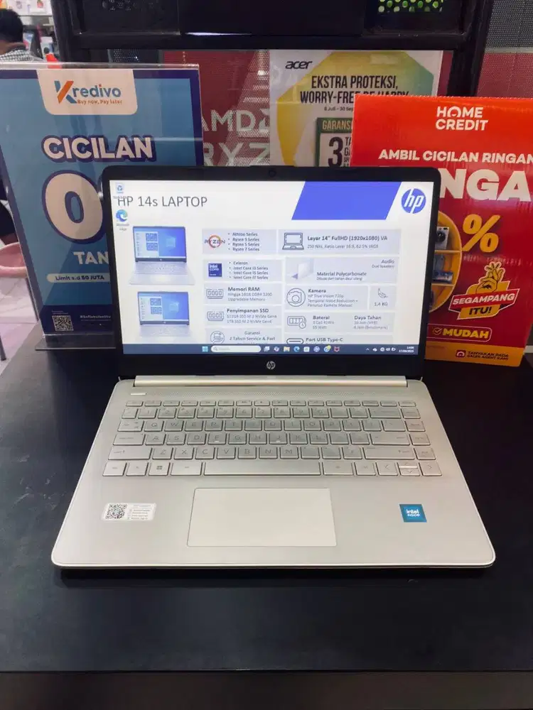 HP 14s-dq3888TU/N4500/8GB/512GB SSD/14″ FHD/Win 11 Home+OHS 2021