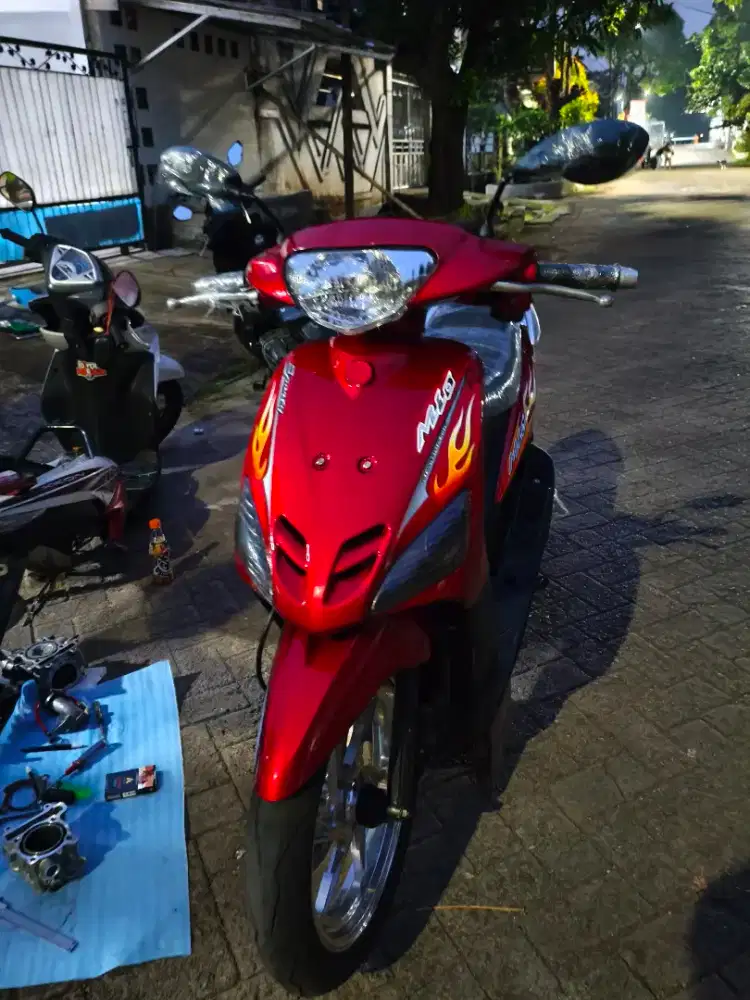 mio Sporty 2007 merah maroon