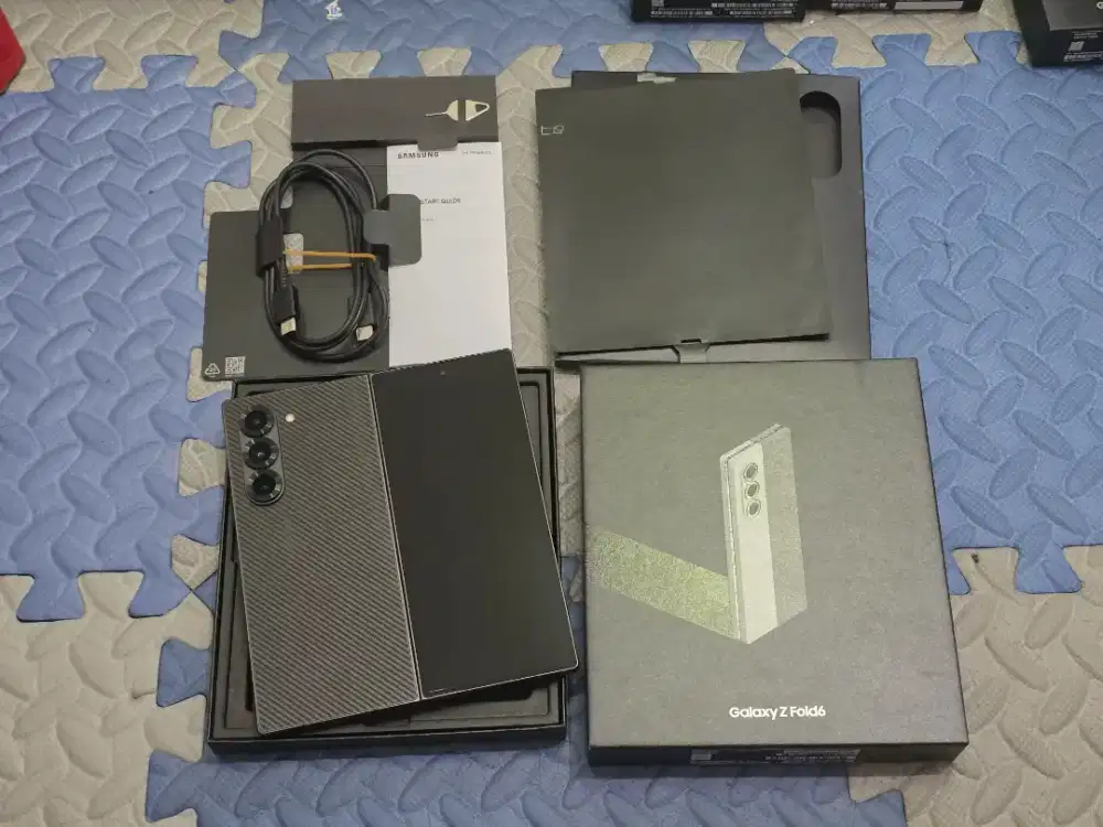 Samsung Galaxy Z Fold 6 12/1TB Ex Resmi SEIN Mulusss Normal Full Ori