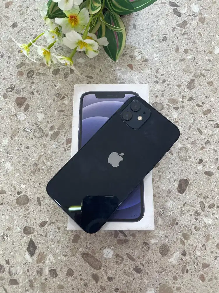 iphone 12 64gb second inter wifi only, fullset, nominus