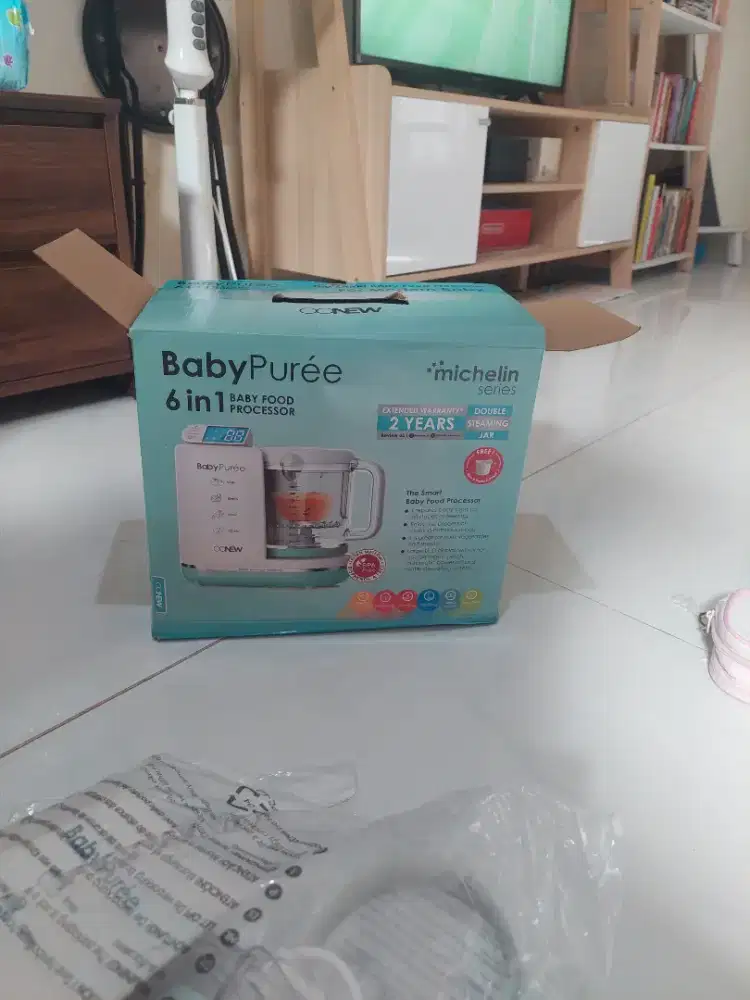 OONEW BabyPurée 6in1 Baby Food Processor. Praktis untuk MPASI.
