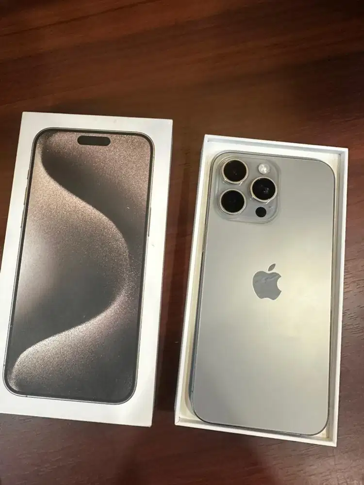 iPhone 15 Pro Max 512GB Natural Titanium BH 89% Dualsim Cukai