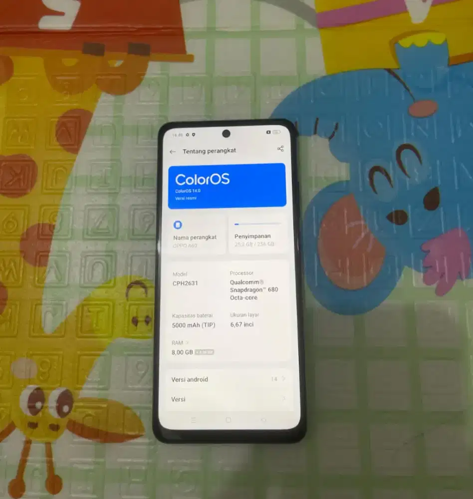 oppo a60 ORI RAM 8/256