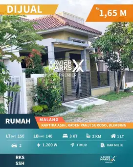 Rumah Minimalis sudah Semi Furnish dekat Grand Mercure