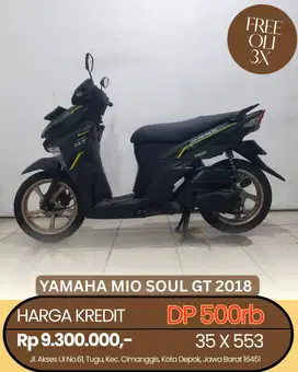 YAMAHA MIO SOUL GT 125 2018 CASH/KREDIT DP MURAH ANGSURAN RINGAN