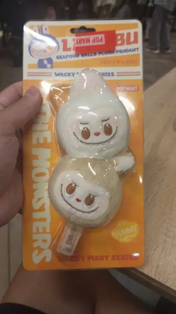 The monsters series fishball plush popmart