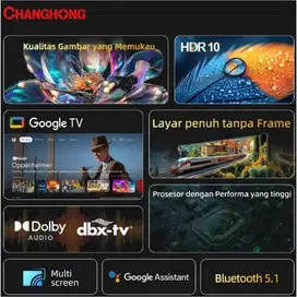 Toshiba TV 65 4K UHD Google TV Quantum Dot QLED Dolby 65M550MP