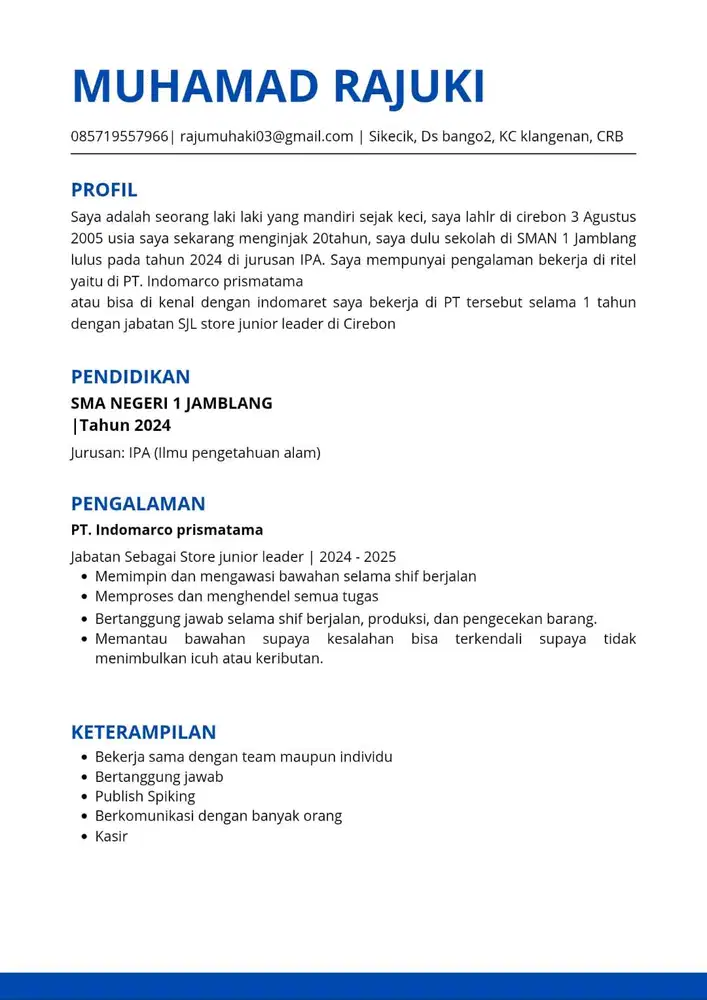 Info loker daerah tanggerang pik2