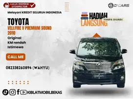 TOYOTA VELLFIRE V 2010 AUTOMATIC PREMIUM SOUND