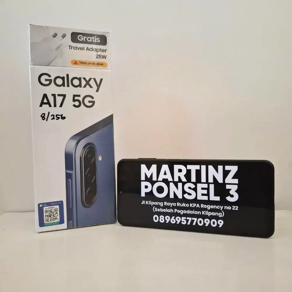 Samsung Galaxy A17 5G 8/256 Garansi Resmi SEIN. Martinz Ponsel Klipang