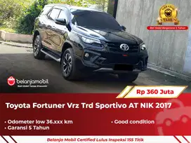 [ GARANSI 5TH ] Toyota Fortuner Vrz Trd Sportivo AT 2017/2018