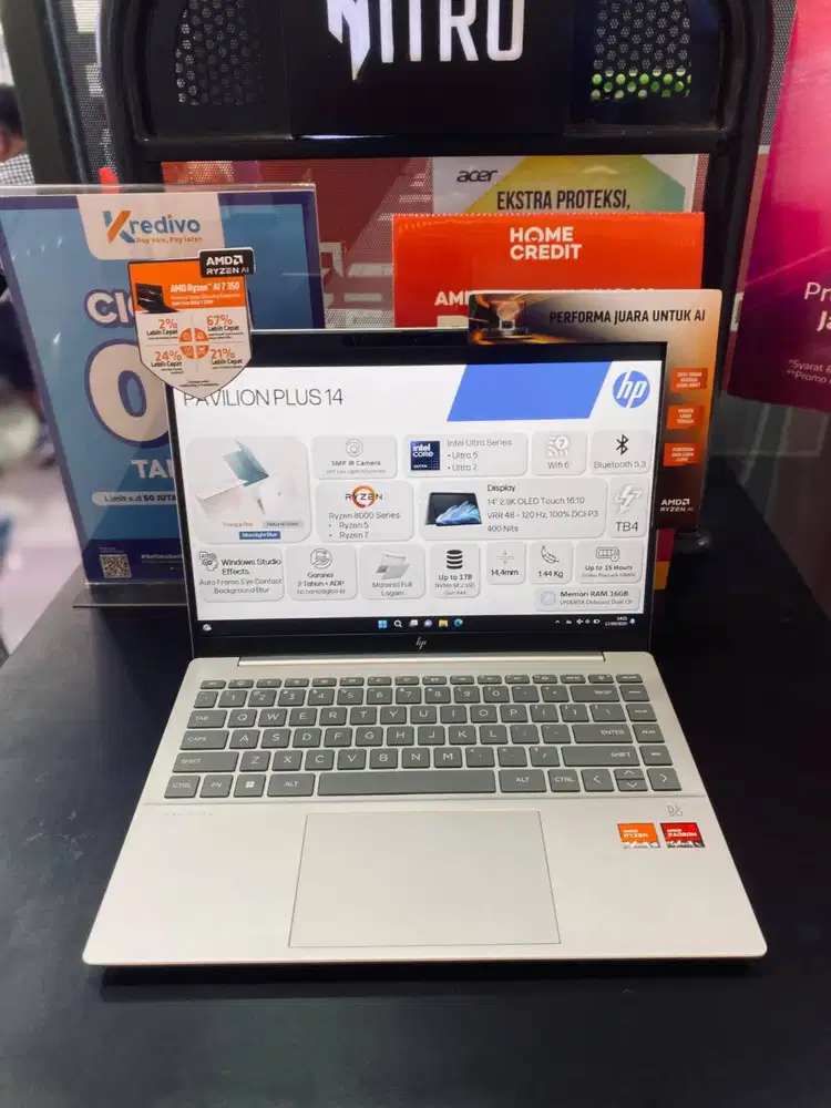 HP Pavilion Plus 14 ey0016AU ey0017AU ey0018AU/Ryzen 5-7540U/16GB/512G