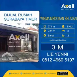 Rumah Wisma Medokan Selatan Dijual