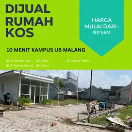 Rumah Kos Malang Dijual Depan Kampus UMM