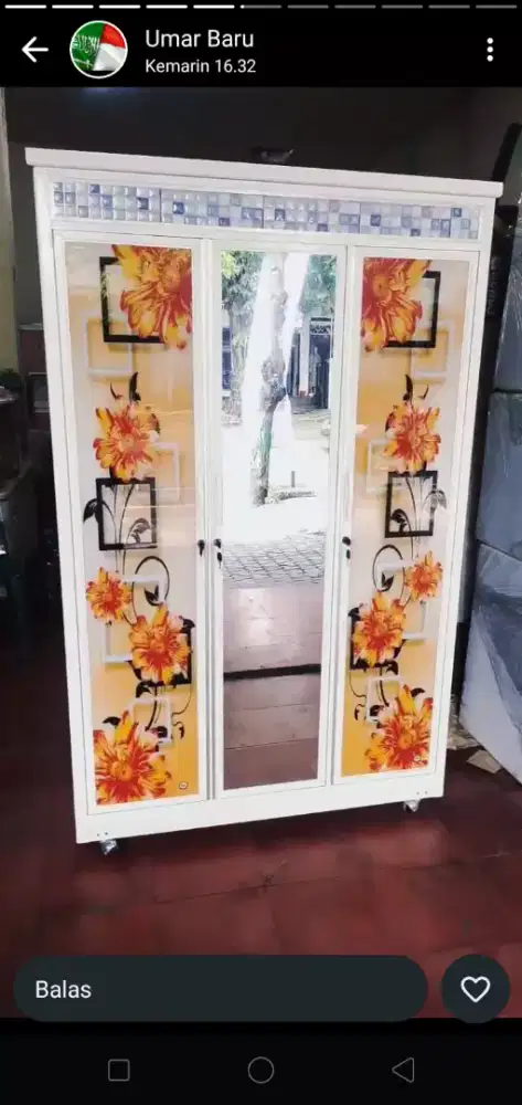 Lemari Pakaian Besi (bisa COD)
