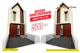 INVESTASI SYARIAH RUMAH KOST/KONTRAKAN LINGKUNGAN MUSLIM 500 JTAN JAKARTA CIPAYUNG