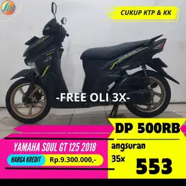 JUAL CEPAT SOUL GT 125 2018 KREDIT MURAH DP CUMA 500RB ANGSURAN RINGAN