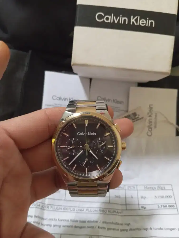 tawarlah edisi di dipakai jam tangan calvin klien original
