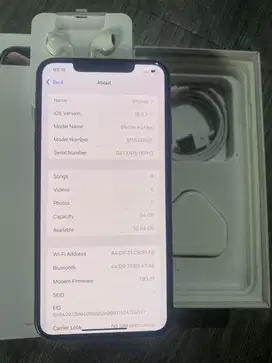 Iphone xs max 64gb ex ibox warna gold