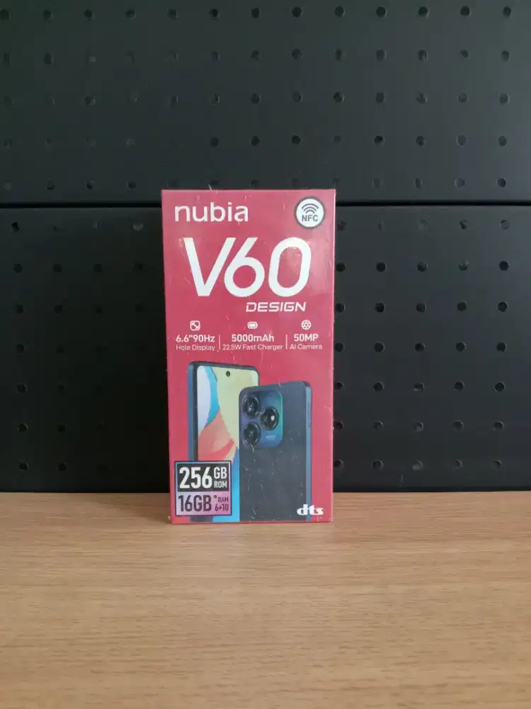 [ Fast respon WA ] ZTE Nubia V60 Design 6+10/256 Garansi resmi 1thn