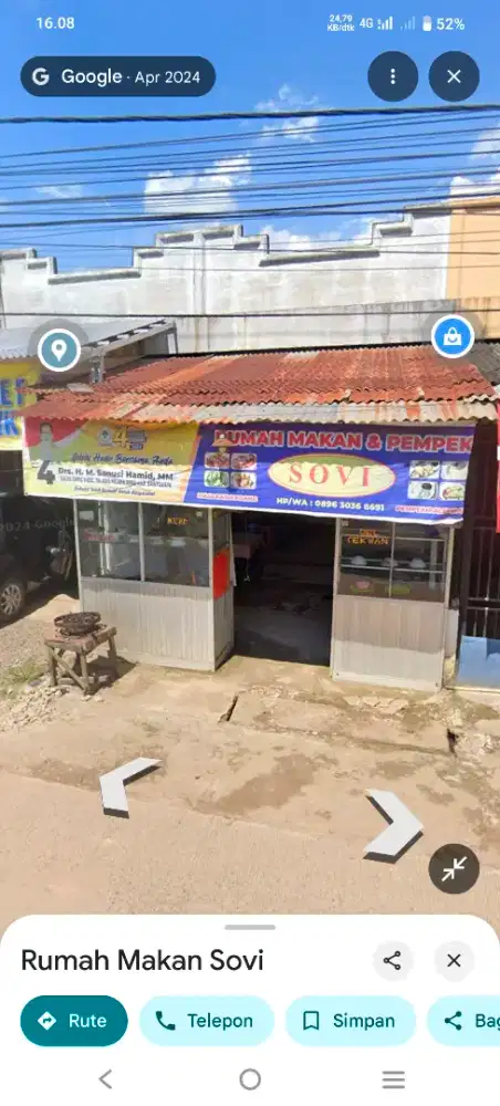 Jual cepat kios ruko satu lantai