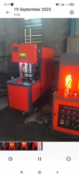 Mesin blow botol 2 cavity