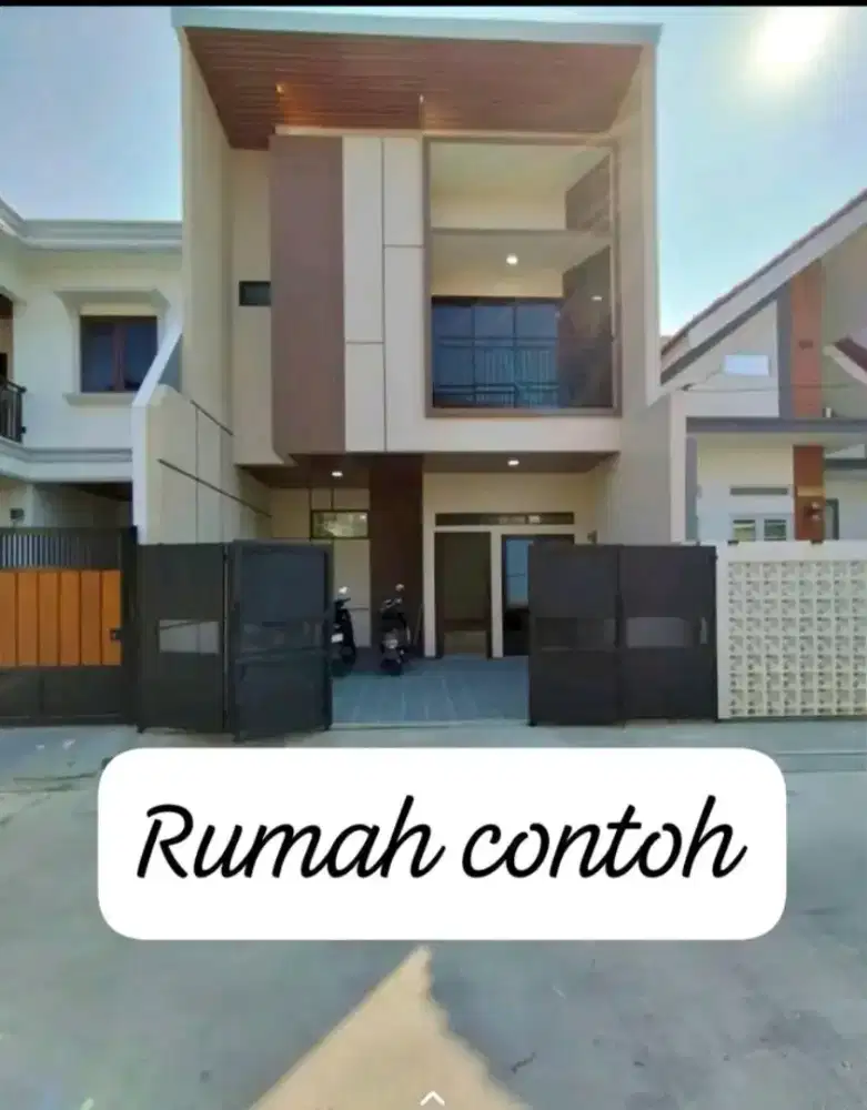Rumah 2 lantai on progres 5 unit lokasi perumahan harapan jaya Bekasi
