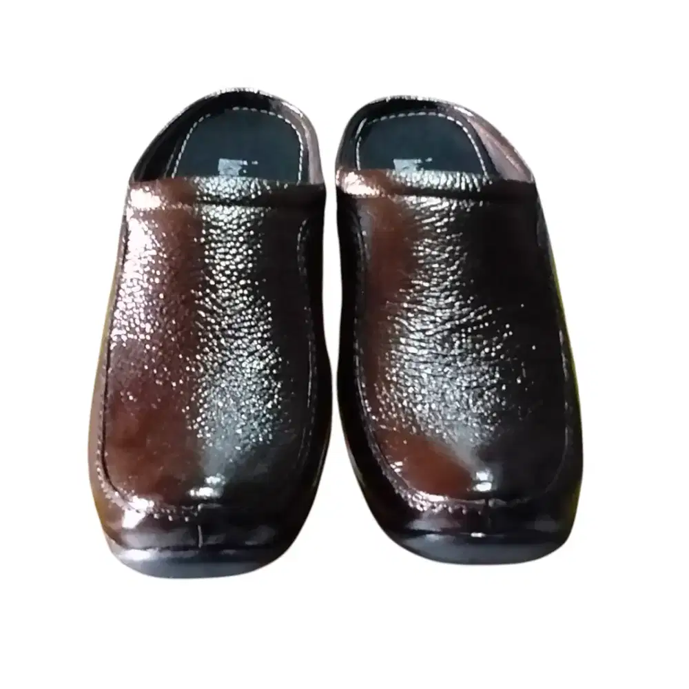 Kickers 302 sepatu slop pria full kulit asli