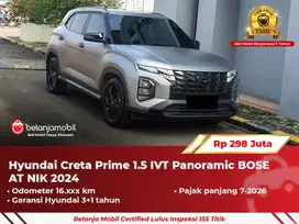 [ GARANSI 5TH ] Hyundai Creta Prime 1.5 IVT Panoramic BOSE AT 2024/202