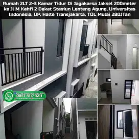 Rumah Siap Huni Cepat Jakarta Dekat Jl M Kahfi 2 Stasiun Lenteng UI