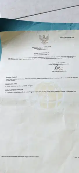 Di JUAL CEPAT TANAH MURAH LUAS KESELURUHAN 300 METER SAT SET