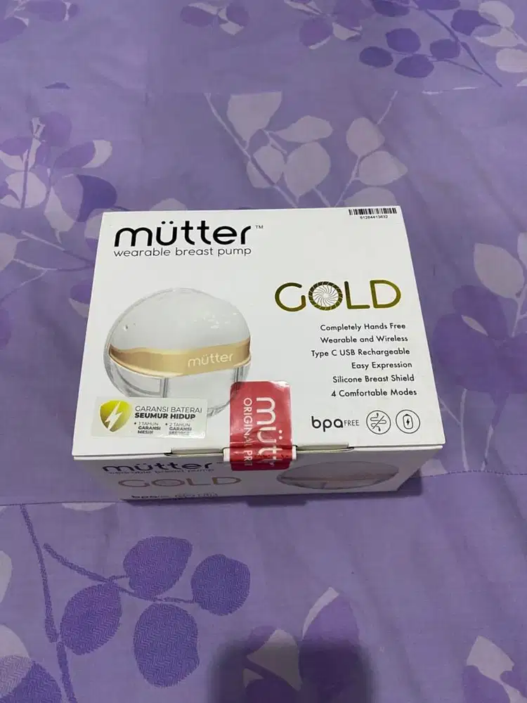 MUTTER GOLD Pompa/Pumping ASI Elektrik, Wearable Hansfree Breast Pump