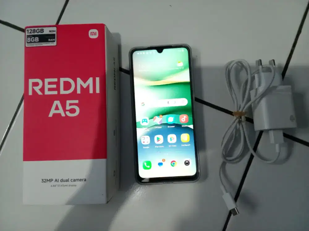 Redmi A5 Lake Green 4GB/128 GB Mulus