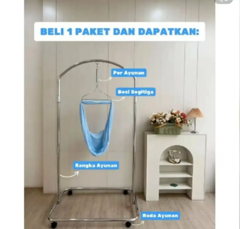 set ayun besi anak bayi lengkap