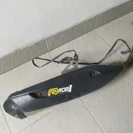 knalpot ROB1 bekas mash bagus