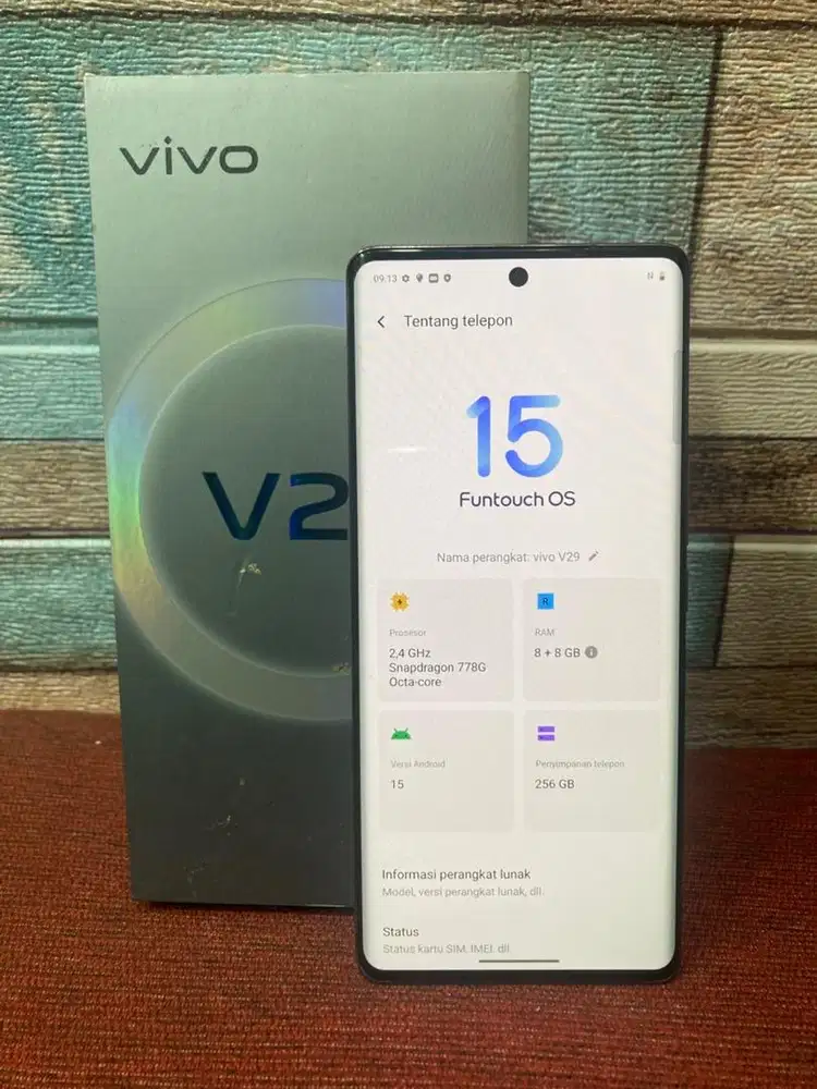 vivo v29 5G 8/256 second