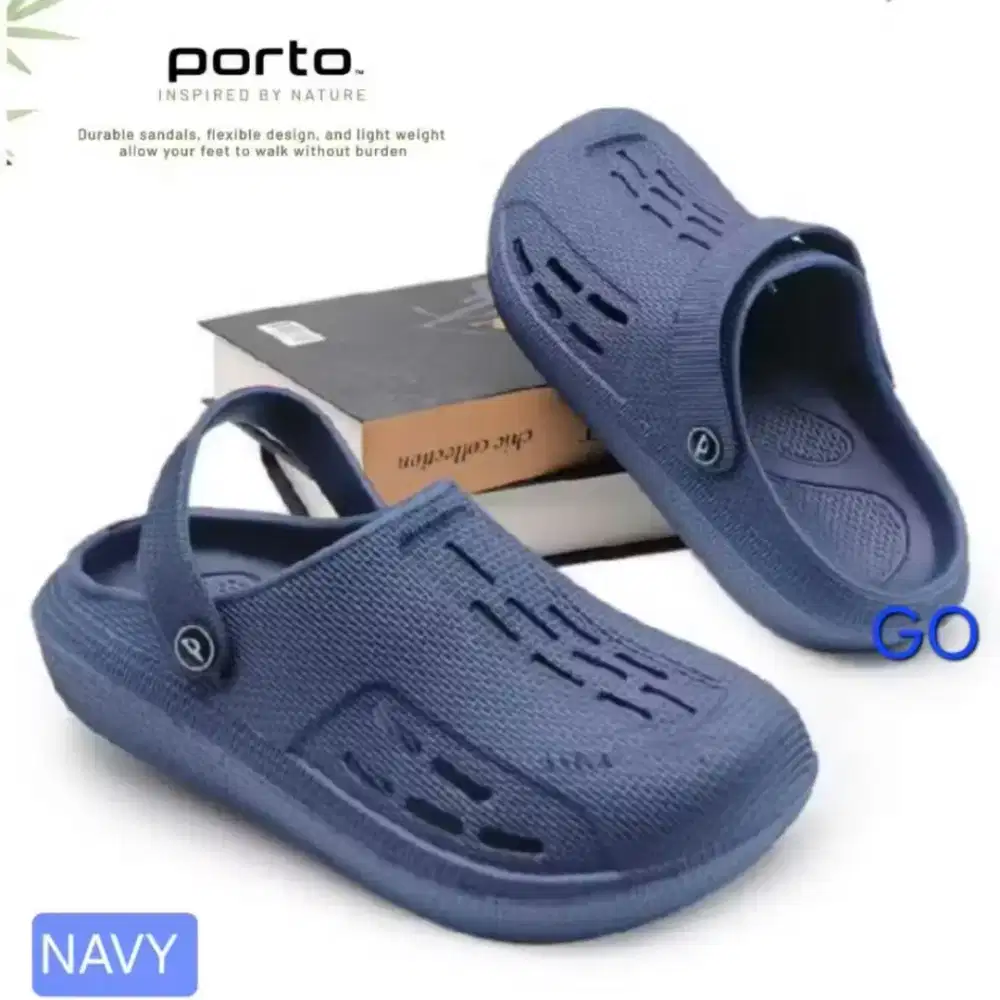 Porto 1789 Sandal karet pria