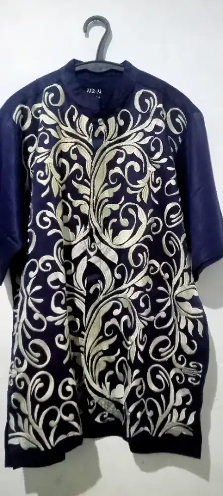 Baju Koko Batik Bordir timbul size M