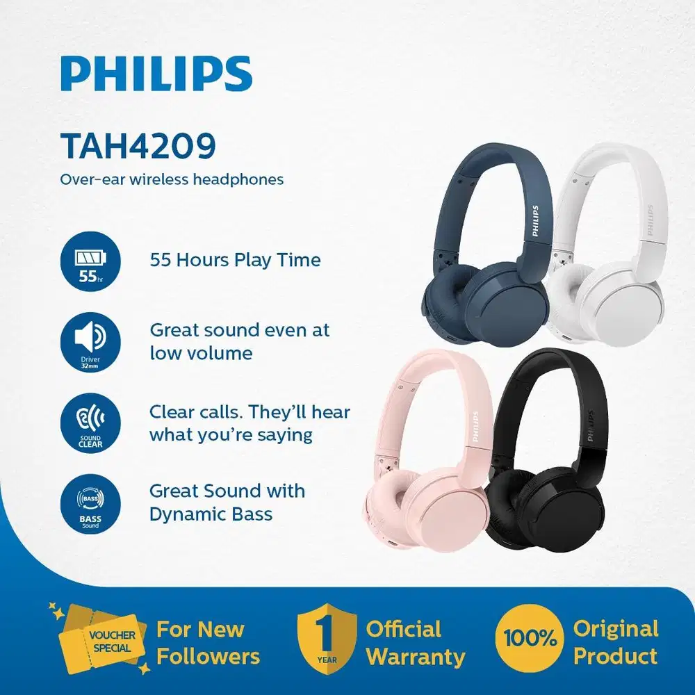headphone philips tah 4209